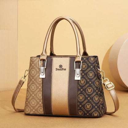 Women Purses and Handbags Top Handle Bags PU Leather Satchel Tote Lady Shoulder Messenger Bag For Work Commuting