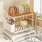 Kitchen Drainage Rack Dish Rack Dish Storage Household Chopsticks Knife and Fork Storage Rack Countertop Bowl Drying Shelf