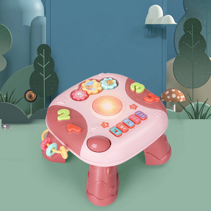 Baby Activity Table Toys Musical Sound Cute Infants Activities Toys Educational Skills Learning  Music Game Kids Gift For Baby