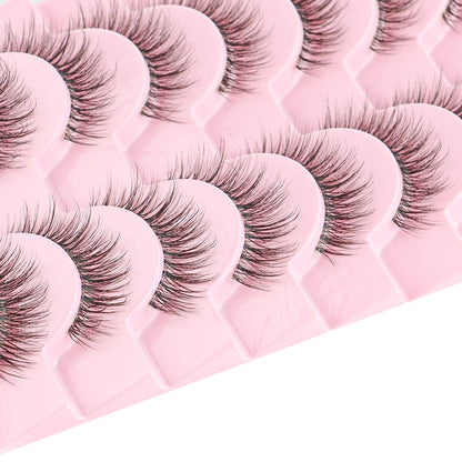 Fake Eyelashes 3/10 Pairs Natural Long 3D Mink Lashes Curly Eyelash Extension Makeup faux Cils Handmade False Lashes maquiagem