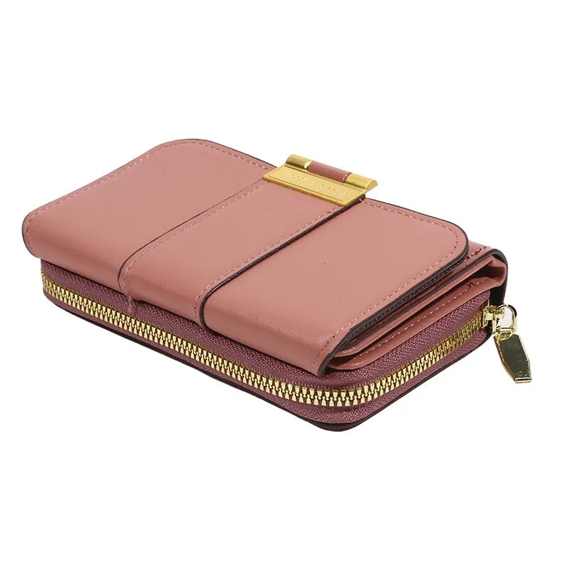 Women Wallets And Purses Vintage  PU Leather Wallet Female Clutch Purse Hasp Phone Bag Girls Card Bags