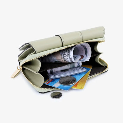 Women Wallets And Purses Vintage  PU Leather Wallet Female Clutch Purse Hasp Phone Bag Girls Card Bags