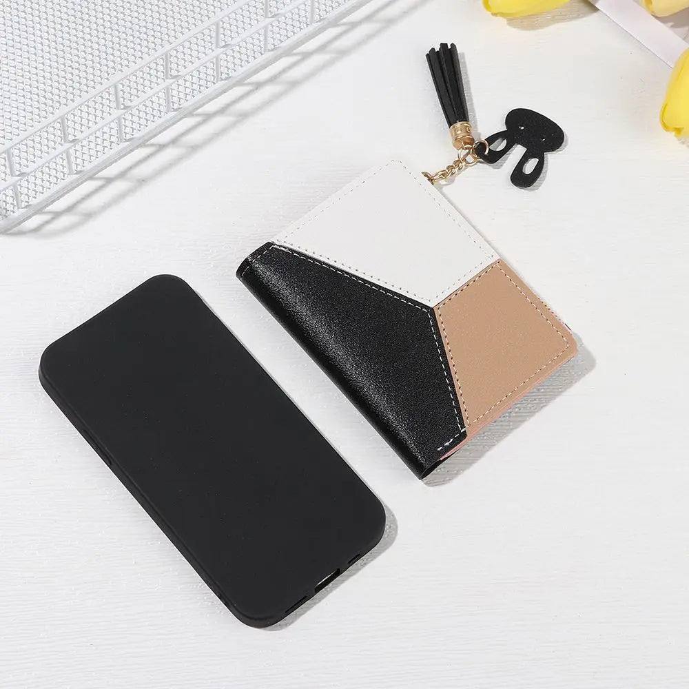 Women's Wallet PU Leather Women's Wallet Made of Leather Women Purses Card Holder Foldable Portable Lady Coin Purses