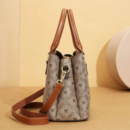 Women Purses and Handbags Top Handle Bags PU Leather Satchel Tote Lady Shoulder Messenger Bag For Work Commuting