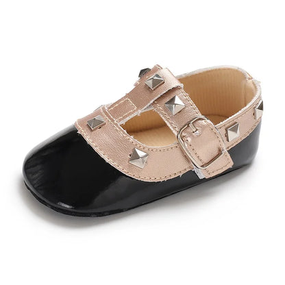Black British Retro Princess Shoes For Spring And Autumn 0-18 Months Baby Shoes With Soft Soles And Non Slip Baby Walking Shoes