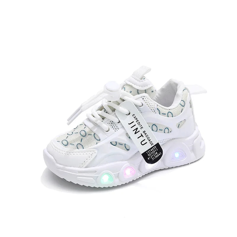 Kids Sneakers 2025 Spring New Girl Sneakers1-6years Old Casual LED Kid Shoes Fashion Girls' Shoes Designer Shoes Tenis De Mujer