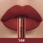 QIBEST 24 Colors Liquid Lipstick Ultra Matte Velvet Long Lasting Women Beauty Red Nonstick Cup Waterproof Lip Gloss Nude Makeup