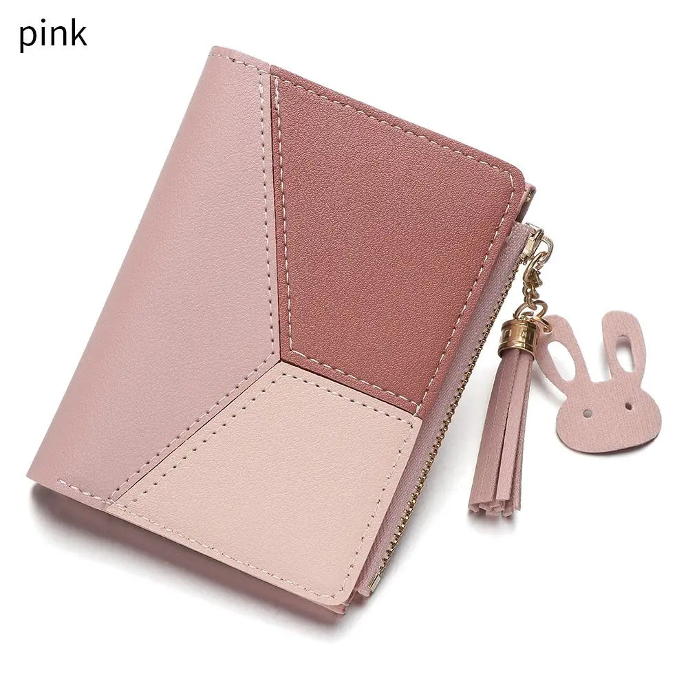Women's Wallet PU Leather Women's Wallet Made of Leather Women Purses Card Holder Foldable Portable Lady Coin Purses