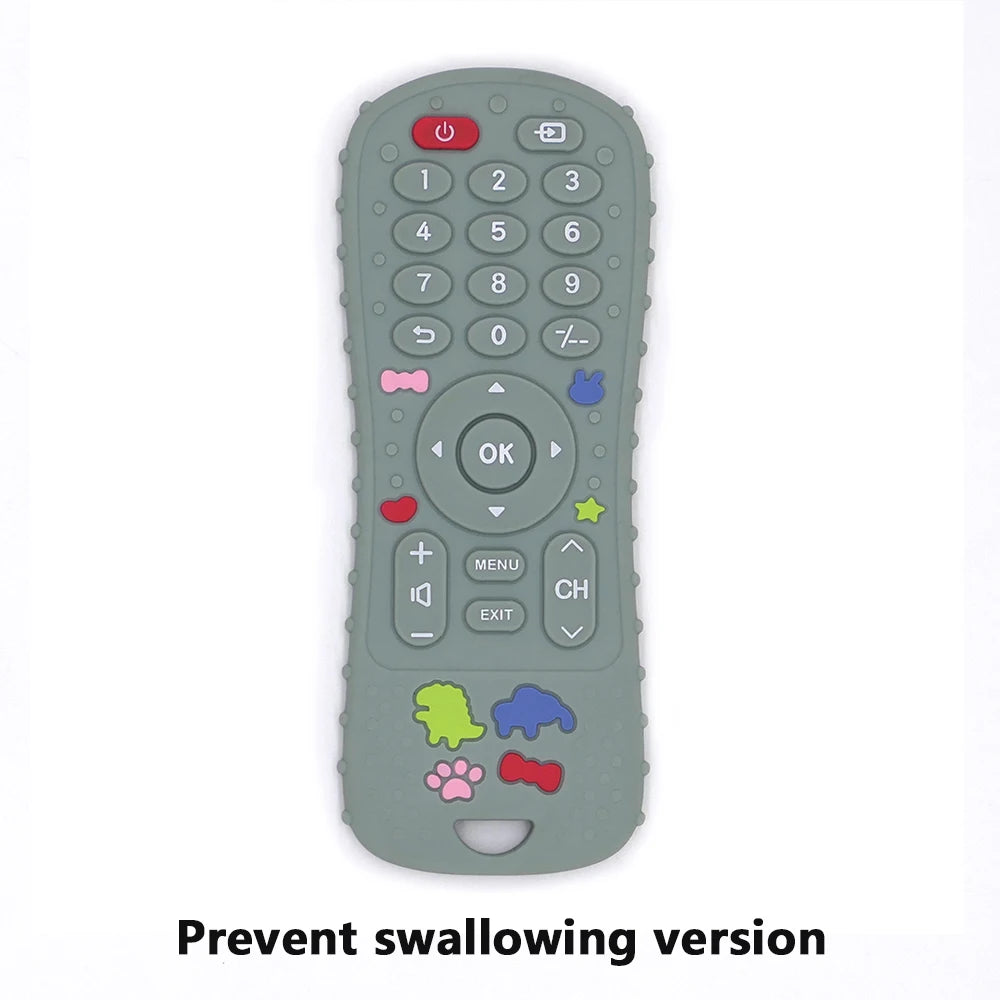 1PC Silicone Baby Toys TV Remote Control Shape Teether Toy BPA Free Silicone Teething Chewing Toy Sensory Baby Accessories
