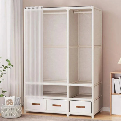 Floor-Standing Simple Wardrobes Home Large Capacity Durable Clothes Cabinet Dustproof And Economical Wardrobe Bedroom Furniture