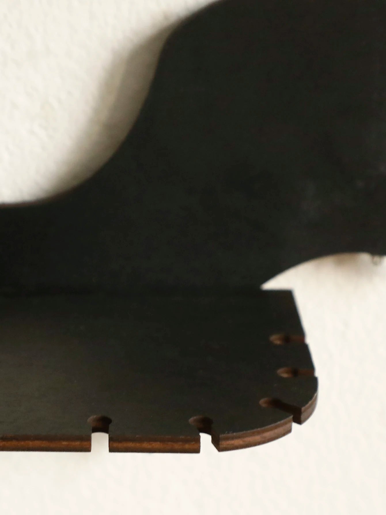 Wooden Shelf Gothic Bat Wall Hanging Decor Black Floating Shelves Display Stand Crystal Holder Witch Home Decor Halloween Decor