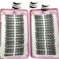 3D DIY Fake Eyelashes 32Rows Slanted Flying Fox Eyelash Natural Makeup Eyelash Set With Eye-Catching Long and Thick Eyelashes