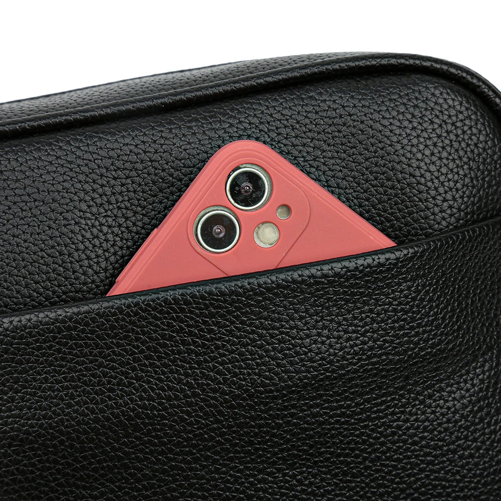 Women Crossbody Purse Leather Cross Body Bag with 2 Strap Fashion Simple Solid Color Crossbody Brand Design Handbags