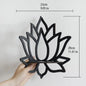 Lotus Floating Wall Shelf Crystal Shelf Display Home Wood Decor Aesthetic Room Decoration Modern Home Decoration Shelf