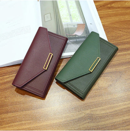 Multi-functional Wallet For Women Large Capacity PU Leather Women's Purses Long Hasp Cards Holder Ladies Money Coins Clutch Bag