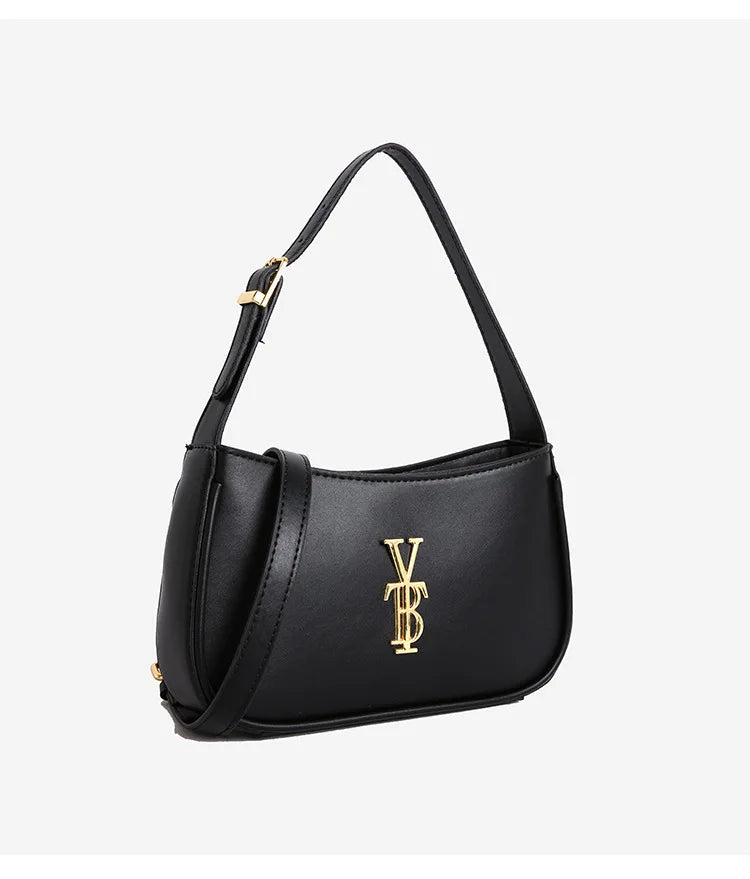 Luxury Underarm Bag for Women, Minimalist Designer Shoulder Purse, Fashionable Crossbody Bag, High-End Aesthetic & Versatile