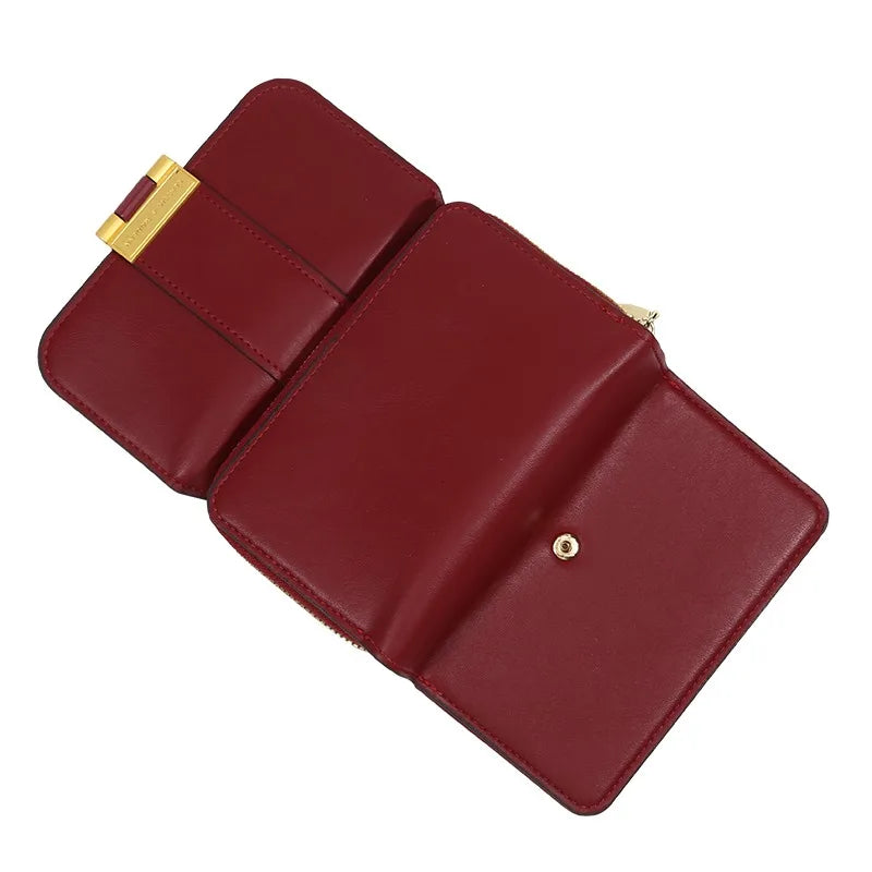 Women Wallets And Purses Vintage  PU Leather Wallet Female Clutch Purse Hasp Phone Bag Girls Card Bags