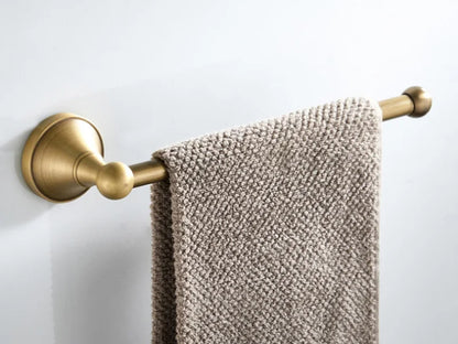 Bathroom Accessories Antique Brass Wall Mounted Toilet Paper Holder Towel Ring Robe Coat Hook Bathroom Hardware