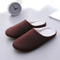 Home Slippers For Women Men Soft House Winter Indoor Light Comfort Floor Shoes Female Male Silence Slides Bedroom Japanese Style