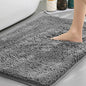 Bathroom mat chenille absorbent carpet bathroom bathtub room living room door bathroom absorbent pad