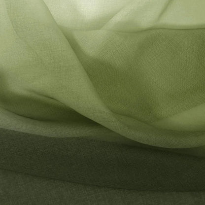 Blackout Curtains for Bedroom Faux Grommet Light Filtering Semi Sheer Gradient Window Curtain for Living Room Heat Blocking