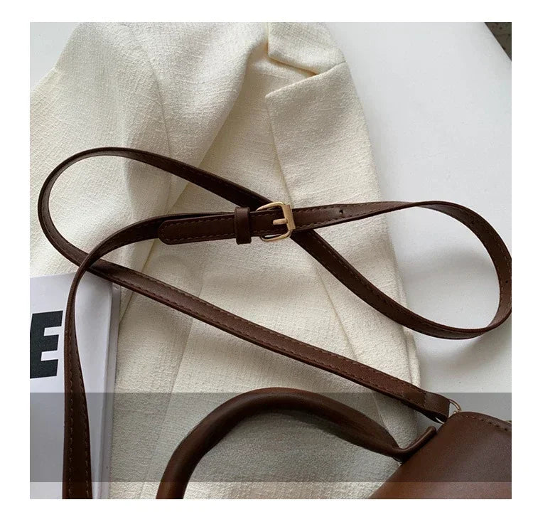 Pu Leather Shoulder Bag for Women Handbag  Fashion Crossbody Bags Vintage Underarm Bag Square Satchel Сумка Женская 2025 Тренд