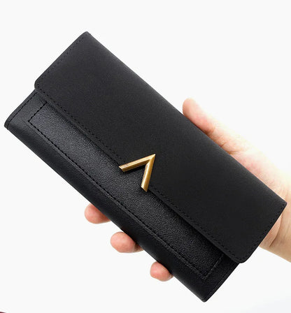 Long Purses For Women Wallet New Fashion Long Coin Purse Card Holder Small Ladies Wallet Female Hasp Mini Clutch billetera bolas
