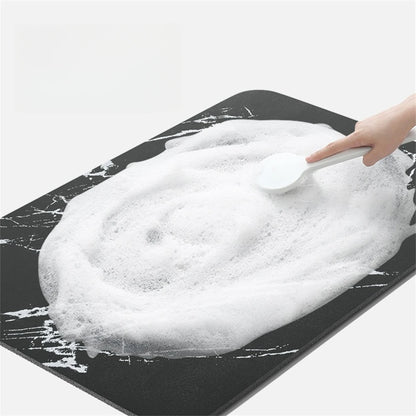 60x40CM Bathroom Rugs Washable Bath Mat Diatomite Stone PU Floor Mat Non Slip Quick Dry Pad Multi-Purpose Doormat Bathroom Acces