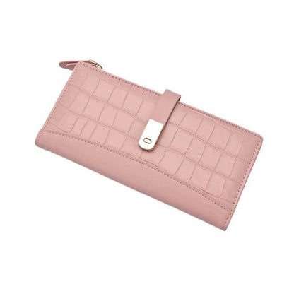 Cute PU Leather Women Purse Wallets Rectangle Large Capacity PU Coin Purse Casual Phone Bag Money Bag Girl Birthday Gifts