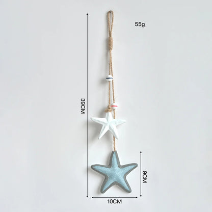 Seahorse/Fish/Star for Nautical Home Decoration Wall Hanging Ornament Statue Beach Theme Decor