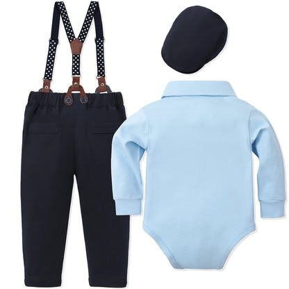 Baby Boy Clothes Christening Outfit Infant Baptism Easter Dedication White Suits Toddler Wedding Birthday Party Gift Set