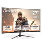 Reletech G27X Flex Pro Monitor 27" Gaming Curved 2560x1440 QHD 180Hz HDMI x2 DP x2 1800R 72% sRGB Adaptive Sync