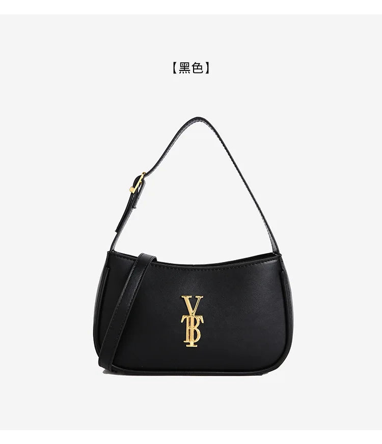 Luxury Underarm Bag for Women, Minimalist Designer Shoulder Purse, Fashionable Crossbody Bag, High-End Aesthetic & Versatile