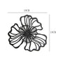 Wall Decoration Flower Metal Wall Art Decor Floral Wall Hanging Decor Wall Ornament for Living Room Kitchen Bathroom Hotel