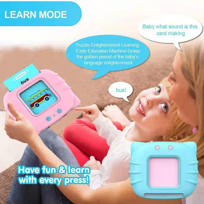 Kids Learn English Toys Early Intelligent Education Audio Electronic Book Flash Card Reading Machine For Toddlers Reading Gadget
