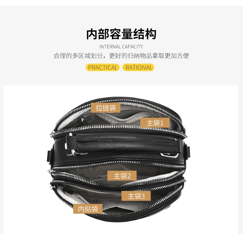 Women Small Purses and Handbags PU Leather Solid Color Zipper Shoulder Bag Cross Body Bags Small Wallets Short Handle Bag