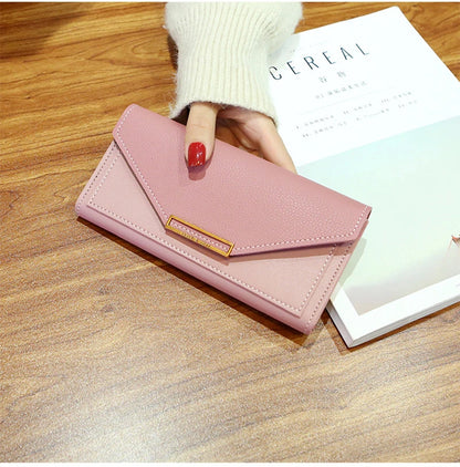 Multi-functional Wallet For Women Large Capacity PU Leather Women's Purses Long Hasp Cards Holder Ladies Money Coins Clutch Bag