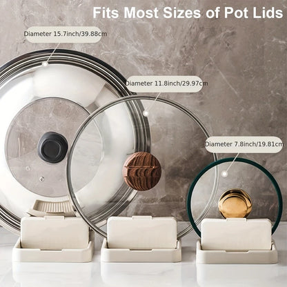 Kitchen Lid Storage Rack, Foldable, Saves Kitchen Storage Space, Suitable For Storing Various Cooking Utensils