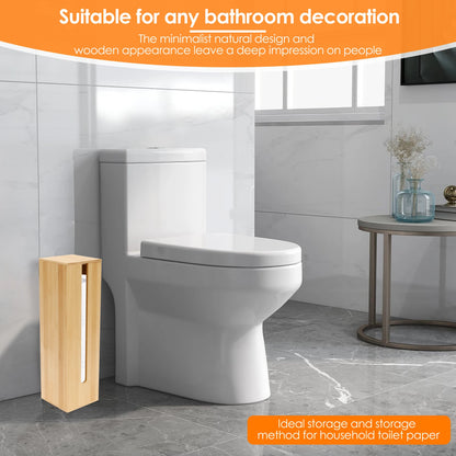 Bathroom Tissue Rack Wooden Toilet Paper Towel Box Storage with Lid Waterproof Paper Dispenser Accessories