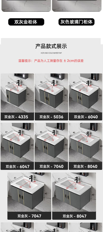 Bathroom Cabinet  Combination Bathroom Household Wash Basin Cabinet Bathroom Wash Basin