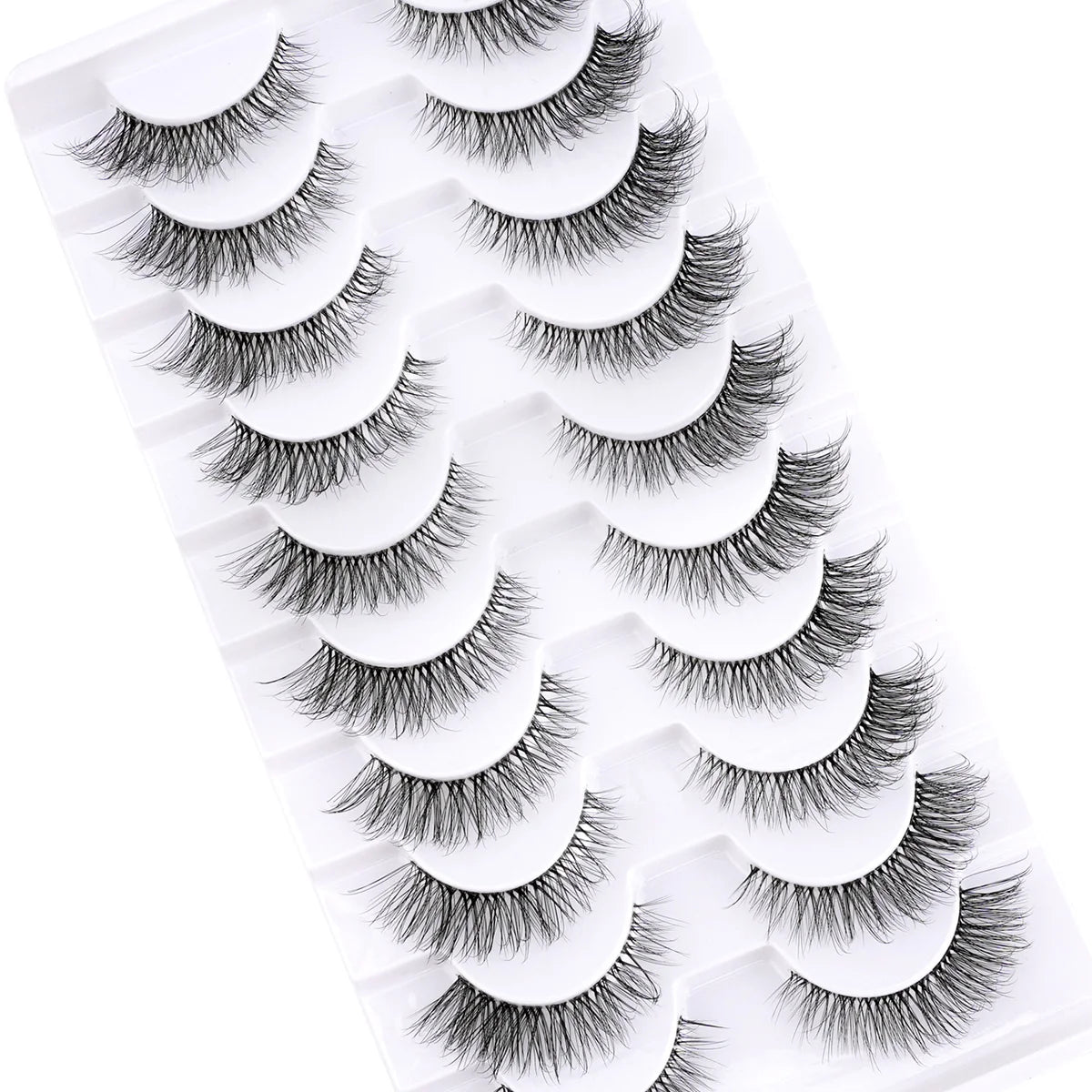Fake Eyelashes 3/10 Pairs Natural Long 3D Mink Lashes Curly Eyelash Extension Makeup faux Cils Handmade False Lashes maquiagem