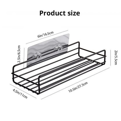 Bathroom Metal Shelves No-Drill Bathroom Organizer Cleaning Supplies Organizer Kitchen Supplies Storage Bathroom Accessories