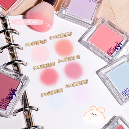 Monochrome blush, brightening matte cosmetics, highlighting, expansion color, youthful and natural makeup