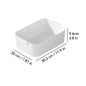 WORTHBUY Bathroom Storage Box Makeup Organizer Plastic Desktop Cosmetics Organizer Multifunctional Toiletries Storage Basket