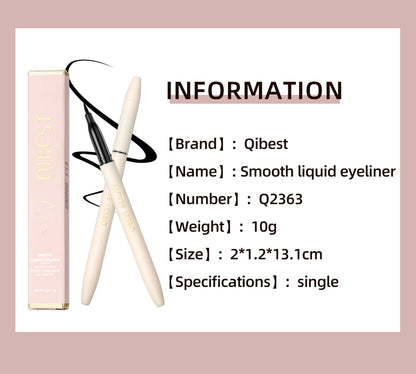 2023 Women 1 Pcs Eyeliner Liquid Pen Waterproof Long Lasting Quick Drying Smooth Makeup Beauty Matte Eyeliner Stamp Eye Pencil