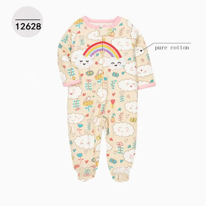 Baby Boy Girl Clothes Newborn Infant Baby Romper 100% Cotton Long-Sleeve Style Toddler Kids Jumpsuit Children's Pajamas