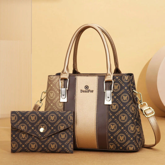 Women Purses and Handbags Top Handle Bags PU Leather Satchel Tote Lady Shoulder Messenger Bag For Work Commuting