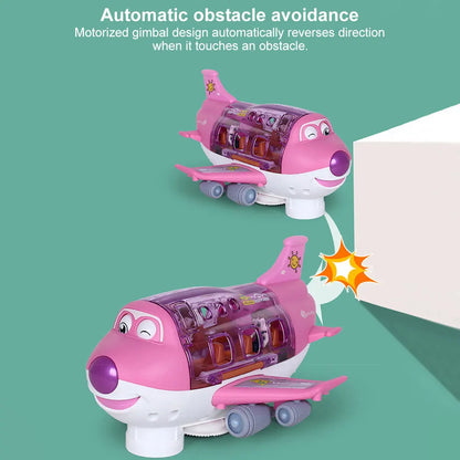 Kids Toys Electric Plane Aircraft Toys Car Airplane Model Music Simulation Boy Children Traffic Toy Christmas Gifts for Girls