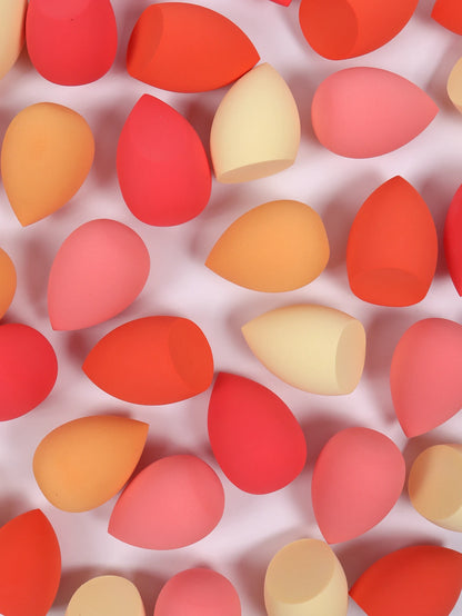 25 Beauty Eggs (Makeup Sponges), Foundation Make-Up Mixed Beauty Sponges, Liquid, Cream and Powder Flawless, Multi-Color Makeup