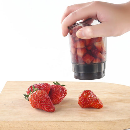 High-Quality Kitchen Slicing Equipment With Cup for Slicing Fruits Vegetables Strawberries Bananas as Kitchen Essential
